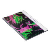 Chaos Neon Blossom Strike Spiral Photo Notebook ノートブック (右側)