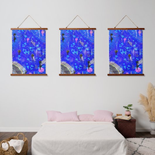 Chaos of the Mind 吊り下げ型タペストリー (寝室)