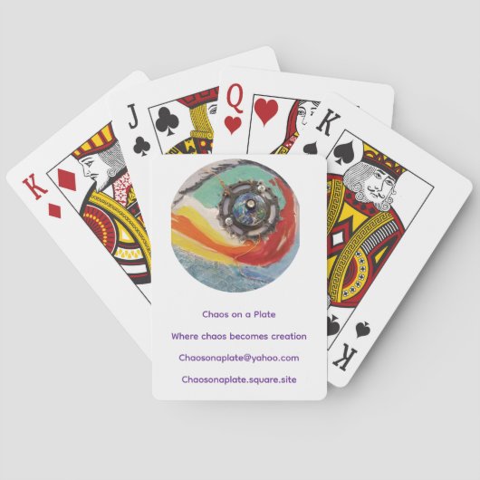 Chaos Playing Cards – Swirl Gear Edition トランプ (裏面)