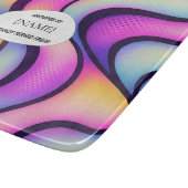  Chaos‑Served‑Fresh – Abstract Personalized カッティングボード (角)