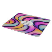  Chaos‑Served‑Fresh – Abstract Personalized カッティングボード (角)