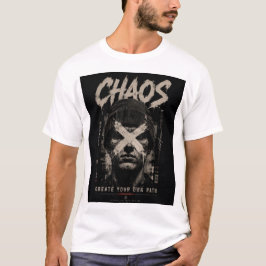 Chaos Streetwear | 自分の道を切り拓け グラフィック Tシャツ