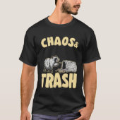 Chaos & Trash Garbage Panda  Raccoon  1 Tシャツ (正面)