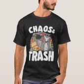 Chaos & Trash Garbage Panda Raccoon  5 Tシャツ (正面)