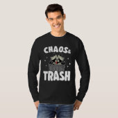 Chaos & Trash Garbage Panda Raccoon  6 Tシャツ (正面フル)