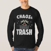 Chaos & Trash Garbage Panda Raccoon  6 Tシャツ (正面)