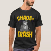 Chaos & Trash Garbage Panda  Raccoon  6 Tシャツ (正面)
