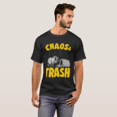 Chaos & Trash Garbage Panda Raccoon  7 Tシャツ (正面フル)