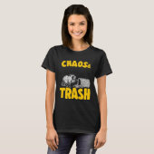 Chaos & Trash Garbage Panda Raccoon  7 Tシャツ (正面フル)