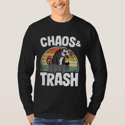 Chaos & Trash Opossum  Possum Tシャツ (正面)