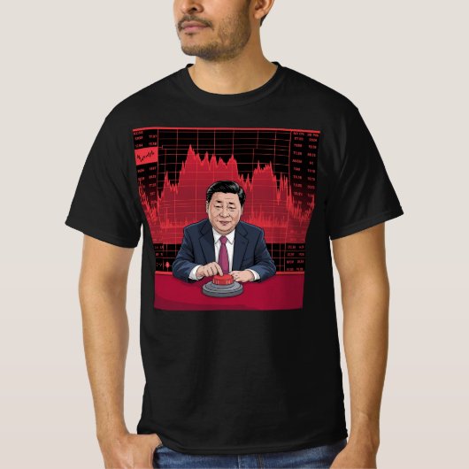 Chaos Xi Jinping photo shirt Tシャツ (正面)