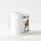 ChaosBrewingのタイムマシンのマグ コーヒーマグカップ (正面左)