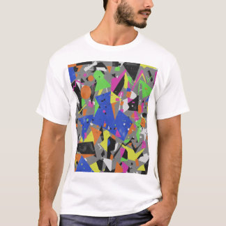 Chaotic Anti-Design Poster | Overlapping Abstract Tシャツ