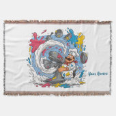 Chaotic Chef With Exploding Mixer スローブランケット (正面)