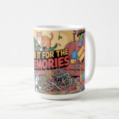 Chaotic Christmas Cats コーヒーマグカップ (正面右)