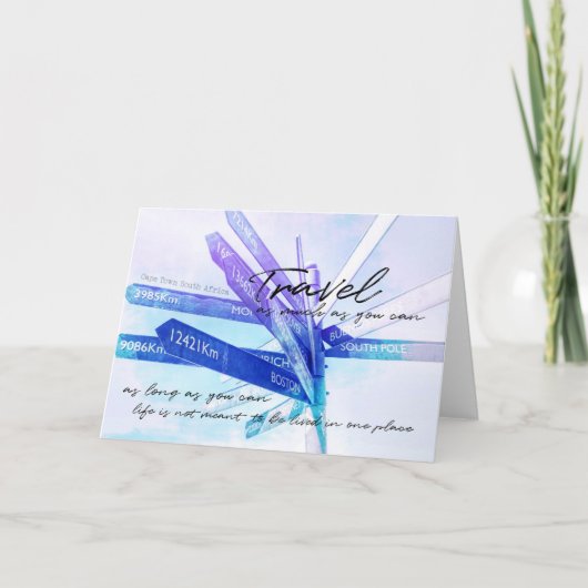 CHAOTIC DIRECTION Greeting Card サンキューカード (正面)