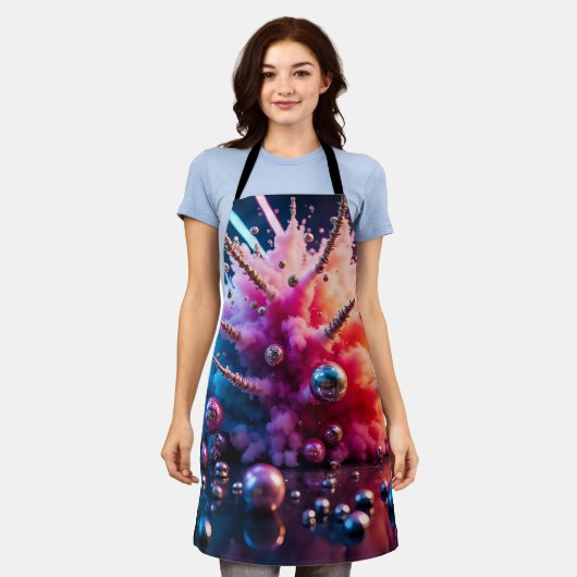 Chaotic Explosions エプロン (着用した状態)