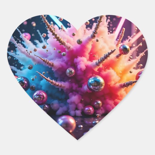 Chaotic Explosions ハートシール (正面)