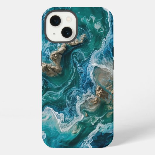 Chaotic Marbel iPhone / iPadケース iPhoneケース (裏面)