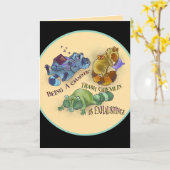 Chaotic Trash Gremlin, sleepy raccoons カード (黄色い花)