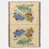 Chaotic Trash Gremlin, sleepy raccoons スローブランケット (正面縦)