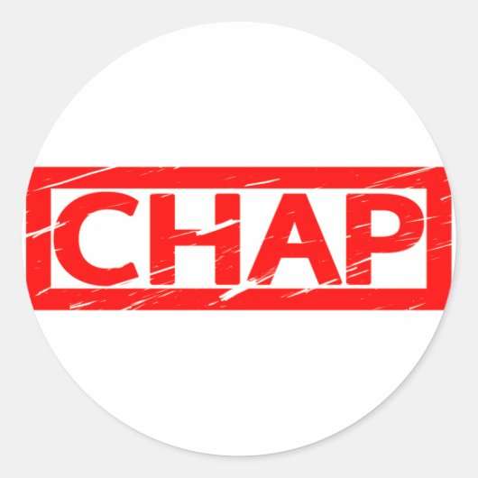 CHAPスタンプ ラウンドシール (正面)