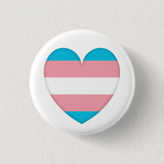Chapa Bandera Transexual Corazón - Love is Love 缶バッジ