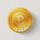 Chapa Bitcoin - M1 缶バッジ (正面)