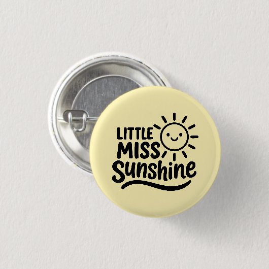 Chapa divertida – Little Miss Sunshine 缶バッジ (正面&裏面)