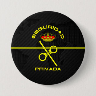 Chapa emblema Seguridad Privada España 缶バッジ