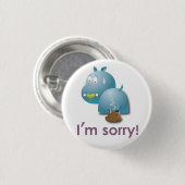 Chapa hipopotamo 缶バッジ (正面&裏面)