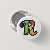 Chapa Inicial R (letter R ) de jrf.a 缶バッジ (正面&裏面)