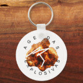 Chapa Iridiscente Explosiva キーホルダー (正面)