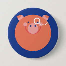 Chapa Minimal Pig 缶バッジ