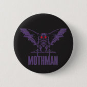 Chapa Mothman morado 缶バッジ (正面)