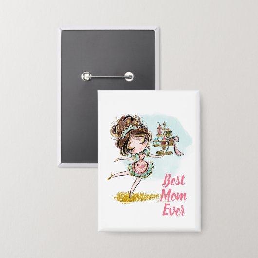 Chapa para mamá 缶バッジ (正面/裏面)