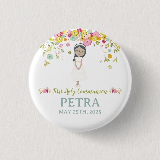 chapa pequeña PETRA Primera Comunión 缶バッジ (正面)