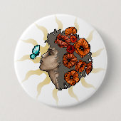 Chapa Redonda De 7 Cm Primavera 缶バッジ (正面)