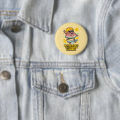 Chapa sandía skater divertida verano 缶バッジ (インサイチュ)
