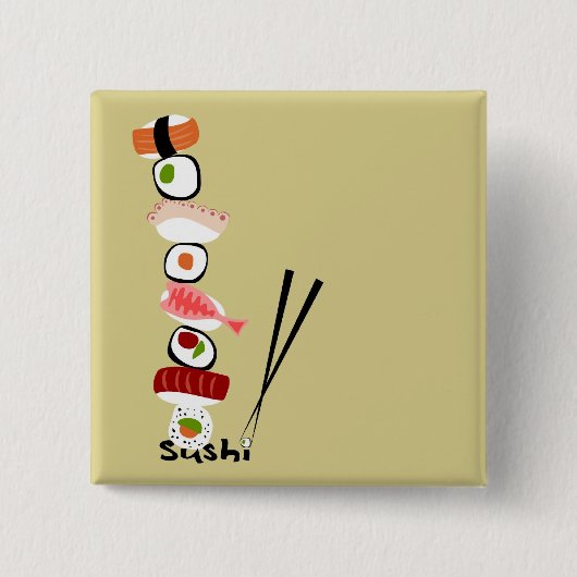 chapacuadradasushi 缶バッジ (正面)