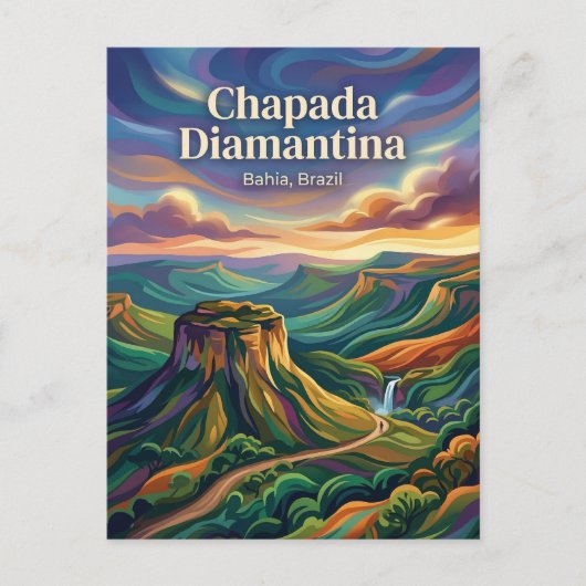 Chapada Diamantina Brazil ポストカード (正面)