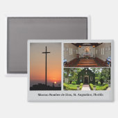 Chapel of the mission of Nombre de Dios  Postcard マグネット (正面/裏面)