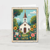 Chapel Spring Blooms Greeting Card カード (正面)