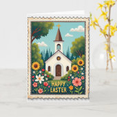 Chapel Spring Blooms Greeting Card カード (黄色い花)