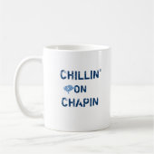 CHAPINのビーチ、デニス、マサチューセッツ、CHILLIN',… コーヒーマグカップ (左)