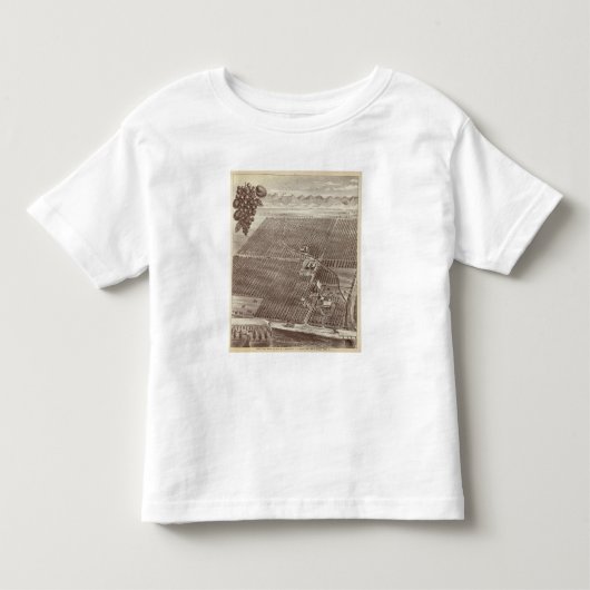 Chapinのフルーツ牧場 トドラーTシャツ (正面)