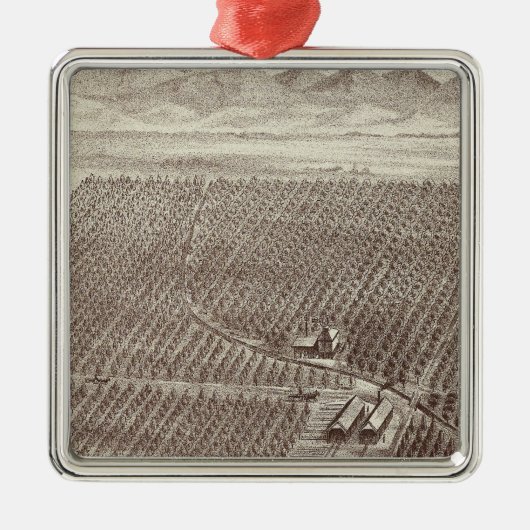 Chapinのフルーツ牧場 メタルオーナメント (正面)