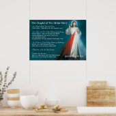 Chaplet of Divine Mercy Prayer Poster ポスター (キッチン)