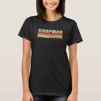 CHAPMAN姓おもしろいレトロヴィンテージ80S 90S誕生日 Tシャツ