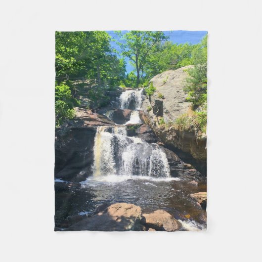 Chapman Falls Serenity フリースブランケット (正面)